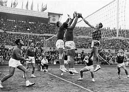 Foto sobre a História do Vôlei.